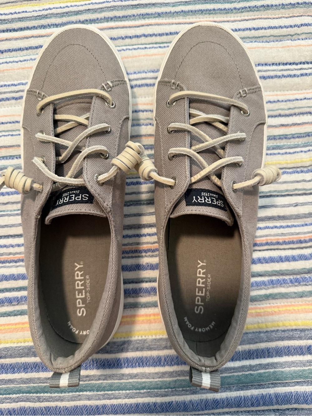 Sperry Women’s  Gray Canvas Sneakers